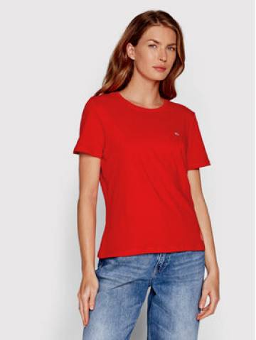 Tommy Jeans Футболка DW0DW14616 Червоний Regular Fit Tommy Jeans Футболка DW0DW14616 Червоний Regular Fit