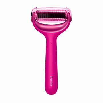 Электронный ролик для лица и тела с микроиглами Geske MicroNeedle Face & Body Roller 8 в 1 сиреневый