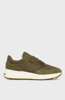 Мужские зеленые кроссовки FASTON CORDURA MIX Зеленый 44 Tommy Hilfiger FM0FM05218