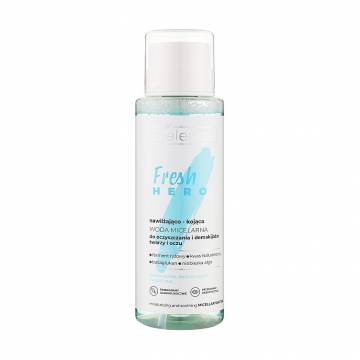 Увлажняющая и успокаивающая мицеллярная вода Bielenda Fresh Hero Moisturizing And Soothing Micellar Water, 400 мл Увлажняющая и успокаивающая мицеллярная вода Bielenda Fresh Hero Moisturizing And Soothing Micellar Water, 400 мл