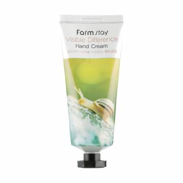 Крем для рук FarmStay Visible Difference Hand Cream Snail с муцином улитки, 100 мл Крем для рук FarmStay Visible Difference Hand Cream Snail с муцином улитки, 100 мл