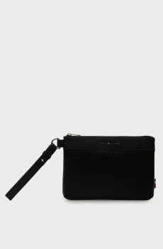 Мужская черная борсетта POUCH Черный ONESIZE Tommy Hilfiger AM0AM13804
