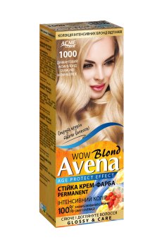 Стойкая крем-краска для волос Acme Color Avena Blond Color 1000 Бриллиантовый WOW-блонд, 133 мл