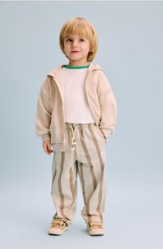 Reserved - Трикотажні штани oversize - кавовий - 958IQ-84X