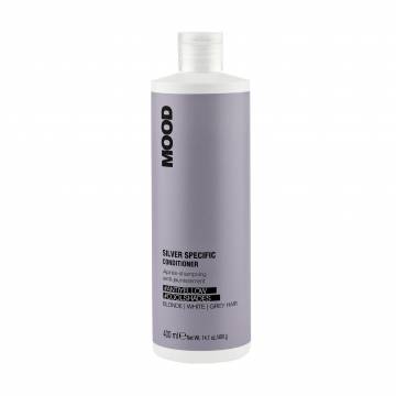Шампунь Mood Silver Specific Shampoo против желтизны, для осветленных, обесцвеченных и седых волос, 400 мл Шампунь Mood Silver Specific Shampoo против желтизны, для осветленных, обесцвеченных и седых волос, 400 мл