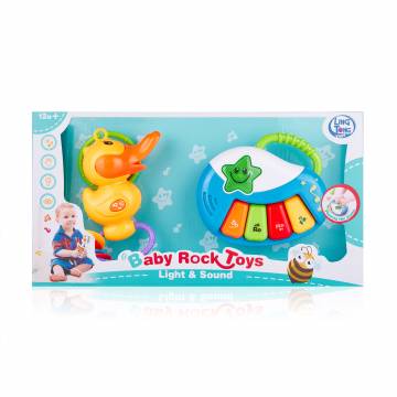 Набор погремушек для малышей Ling Tong Toys пластик, в коробке, 2 шт (LT82018) Набор погремушек для малышей Ling Tong Toys пластик, в коробке, 2 шт (LT82018)