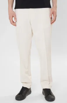 Мужские белые брюки Белый 52 BOSS 50553555;131