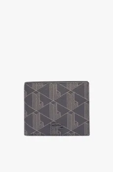 Мужской серый кошелек Серый ONESIZE Lacoste NH3697LXQ82