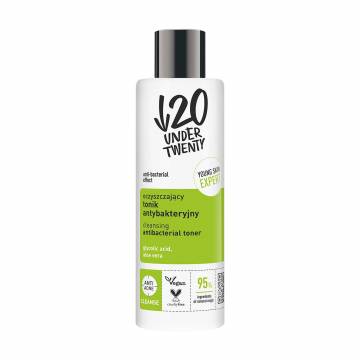 Антибактериальный очищающий тоник для лица Under Twenty Cleansing Antibacterial Toner, 200 мл Антибактериальный очищающий тоник для лица Under Twenty Cleansing Antibacterial Toner, 200 мл