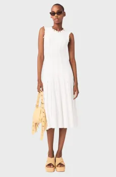 Женское белое платье Белый 34 MAJE MFPRO04658_White