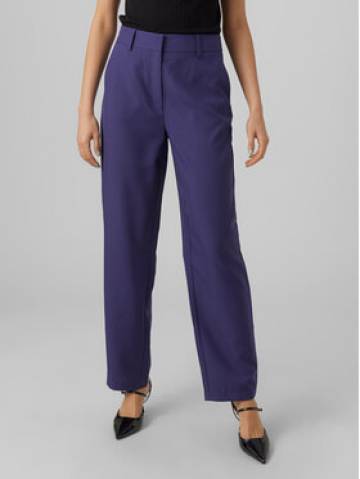 Vero Moda Штани з тканини 10293210 Cиній Straight Fit Vero Moda Штани з тканини 10293210 Cиній Straight Fit