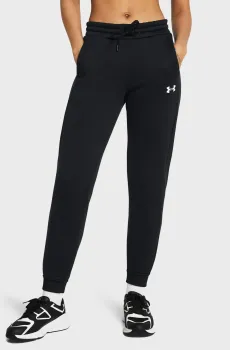 Женские черные спортивные брюки UA Armour Fleece Jogger Черный M Under Armour 1386510-001