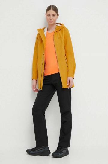 Куртка outdoor Jack Wolfskin Dakar Parka цвет жёлтый Куртка outdoor Jack Wolfskin Dakar Parka цвет жёлтый