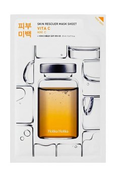 Уценка! Тканевая маска для лица Holika Holika Skin Rescuer Mask Sheet, Vita C, 20 мл