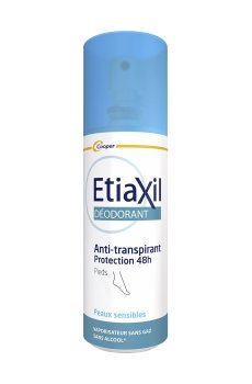 Антиперспирант-спрей для ног Etiaxil Anti-Transpirant Deodorant Protection 48H Spray, 100 мл