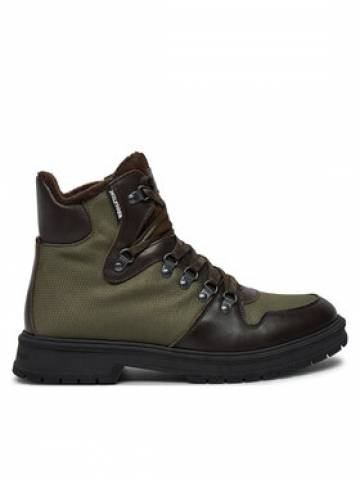 Tommy Hilfiger Черевики Hilfiger Warm Cordura Mix Boot FM0FM05180 Зелений Tommy Hilfiger Черевики Hilfiger Warm Cordura Mix Boot FM0FM05180 Зелений