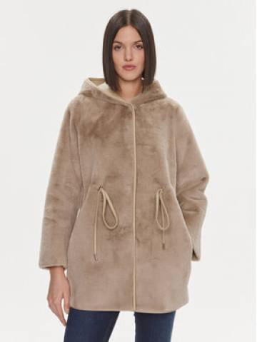 Liu Jo Шуба MF3069 E0863 Бежевий Regular Fit Liu Jo Шуба MF3069 E0863 Бежевий Regular Fit