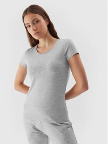 4F Футболка 4FAW23TTSHF0907 Сірий Slim Fit 4F Футболка 4FAW23TTSHF0907 Сірий Slim Fit