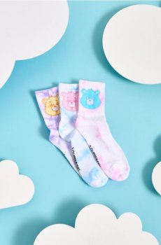 Шкарпетки з принтом 3 pack Care Bears - різнобарвний