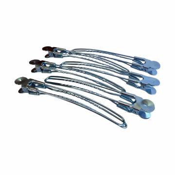 Зажимы для волос Zauber металлические, серебристые, 6 шт (06-085-6)