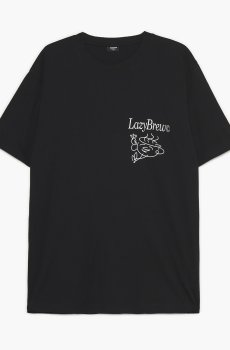 Cropp - Футболка з написом - чорний