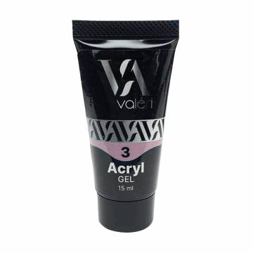 Акрил-гель для ногтей Valeri Acryl Gel 3, 15 мл Акрил-гель для ногтей Valeri Acryl Gel 3, 15 мл