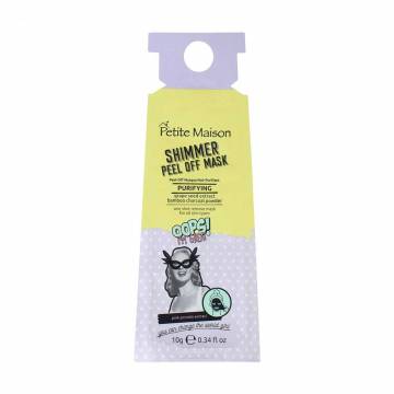 Маска-пленка для лица Petite Maison Shimmer Peel Off Mask Purifying с активированным углем бамбука, 10 г Маска-пленка для лица Petite Maison Shimmer Peel Off Mask Purifying с активированным углем бамбука, 10 г
