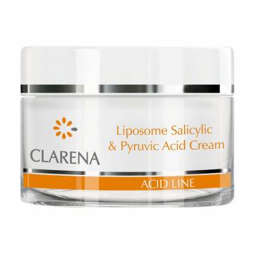 Крем для лица Clarena Liposome Pyruvic Acid Salicylic & Cream с салициловой и пировиноградной кислотами, 50 мл Крем для лица Clarena Liposome Pyruvic Acid Salicylic & Cream с салициловой и пировиноградной кислотами, 50 мл