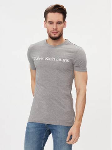 Calvin Klein Jeans Футболка J30J322552 Сірий Slim Fit Calvin Klein Jeans Футболка J30J322552 Сірий Slim Fit