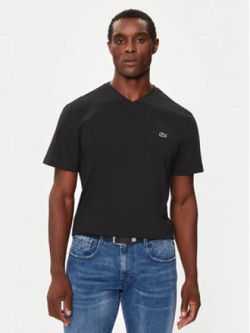 Lacoste Футболка TH5077 Чорний Regular Fit Lacoste Футболка TH5077 Чорний Regular Fit