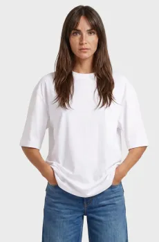 Женская белая футболка Modern basic Белый S G-Star RAW D29395,B771