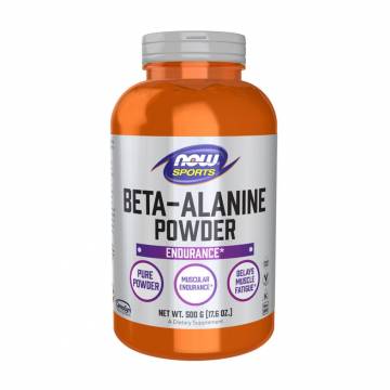 Бета-аланин NOW foods Beta Alanine Powder в порошке, 500 г Бета-аланин NOW foods Beta Alanine Powder в порошке, 500 г