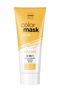 Тонирующая маска для волос 3 в 1 Unic Color Mask 9/33 Yellow, 250 мл