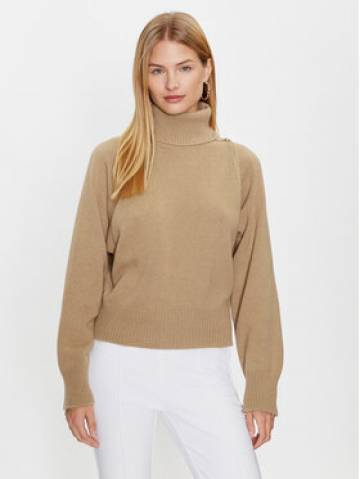 Liu Jo Гольф CF3047 MA62E Коричневий Relaxed Fit Liu Jo Гольф CF3047 MA62E Коричневий Relaxed Fit