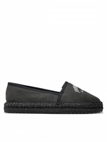 Tommy Jeans Еспадрильї Tjw Varsity Espadrille EN0EN02470 Чорний Tommy Jeans Еспадрильї Tjw Varsity Espadrille EN0EN02470 Чорний