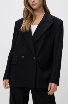 Reserved - Блейзер із додаванням віскози - чорний - 061JL-99X