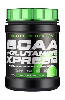 Аминокислоты Scitec Nutrition BCAA + Glutamine Xpress Мохито, в порошке, 300 г