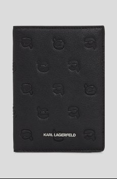 Обложка для паспорта Karl Lagerfeld IKON MONOGRAM