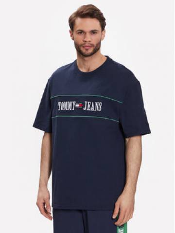Tommy Jeans Футболка Skate Archive DM0DM16309 Cиній Relaxed Fit Tommy Jeans Футболка Skate Archive DM0DM16309 Cиній Relaxed Fit