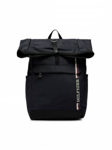 Tommy Hilfiger Рюкзак Th Monotype Rolltop Backpack AM0AM11792 Cиній Tommy Hilfiger Рюкзак Th Monotype Rolltop Backpack AM0AM11792 Cиній