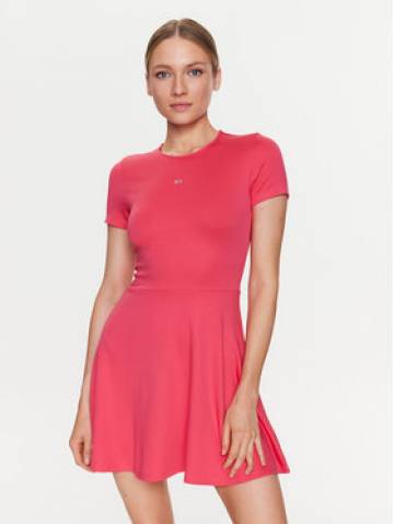 Tommy Jeans Повсякденна сукня Essential DW0DW15680 Рожевий Regular Fit Tommy Jeans Повсякденна сукня Essential DW0DW15680 Рожевий Regular Fit