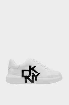 Женские белые кеды из экокожи Белый 36 DKNY K3622487