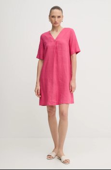 Льняное платье United Colors of Benetton