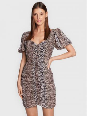 Notes Du Nord Коктейльна сукня Fabiola 12977 Бежевий Slim Fit Notes Du Nord Коктейльна сукня Fabiola 12977 Бежевий Slim Fit