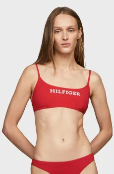 Женский красный лиф от купальника Красный S Tommy Hilfiger UW0UW05302