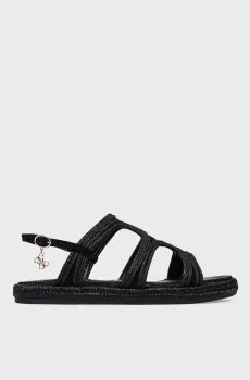 Женские черные сандалии Черный 37 Guess FLJKLR.FAB03;BLACK