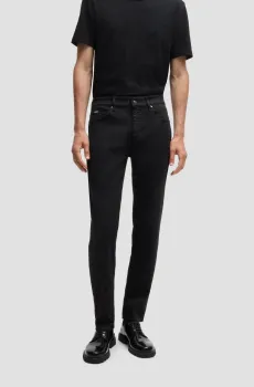 Мужские черные джинсы Черный 34 BOSS 50520810;003