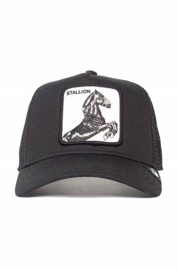 Шапка Goorin Bros цвет чёрный с аппликацией Шапка Goorin Bros цвет чёрный с аппликацией