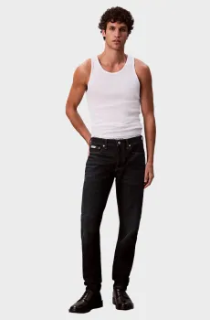 Мужские темно-синие джинсы SLIM TAPER SAPPHIRE TANGO Синий 29-32 Calvin Klein Jeans LV04RD700G