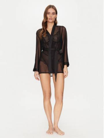 Hunkemöller Кімоно Maxime 301490 Чорний Hunkemöller Кімоно Maxime 301490 Чорний
